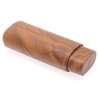 Etui 2 cigares en cuir marron nuances beiges