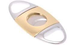 Coupe cigare couleur or et chrom