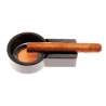 Cendrier deco design noir droit