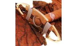 Coupe cigare couleurs or et noir