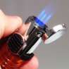 Briquet tranparent 3 torches