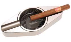 Cendrier Déco 2 cigares gun et gris