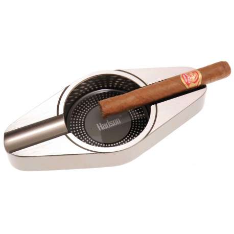 Cendrier Déco 2 cigares gun et gris