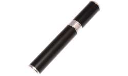 Etui 1 cigare en acier noir et chrome