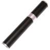 Etui 1 cigare en acier noir et chrome