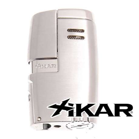 Briquet Xikar Vitara 552 acier brossé
