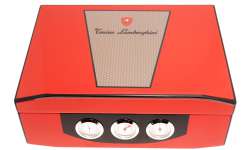 Cave cigares Lamborghini rouge