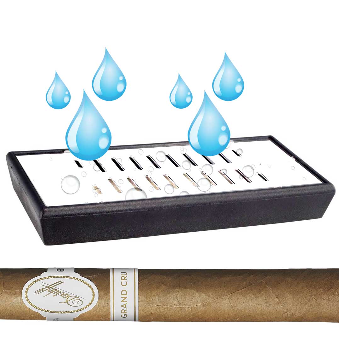 Fdit Cave à cigares Humidificateur à cigares rectangle noir facile à  installer humidificateur à cigares pour mari père amoureux